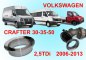 Pierścień katalizatora reparaturka VW Crafter TDi